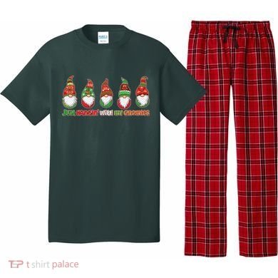 Just Hanging with My Gnomies Christmas Pajama Set