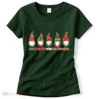 Just Hanging with My Gnomies Christmas Women's T-Shirt thumb 0