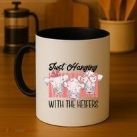 Just Hanging With The Heifers Coffee Mug thumb 4