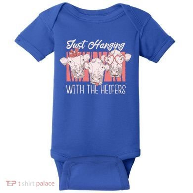 Just Hanging With The Heifers Baby Bodysuit