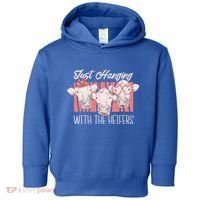 Just Hanging With The Heifers Toddler Hoodie thumb 0