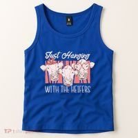 Just Hanging With The Heifers Tank Top thumb 2