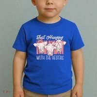 Just Hanging With The Heifers Toddler T-Shirt thumb 2