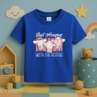 Just Hanging With The Heifers Toddler T-Shirt thumb 3