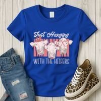 Just Hanging With The Heifers Women's T-Shirt thumb 3