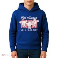 Just Hanging With The Heifers Kids Hoodie thumb 4