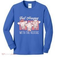 Just Hanging With The Heifers Kids Long Sleeve Shirt thumb 0