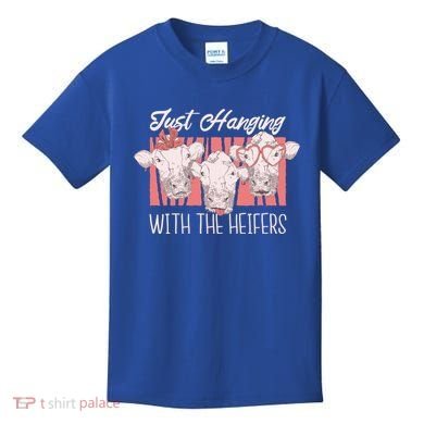 Just Hanging With The Heifers Kids T-Shirt