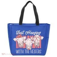 Just Hanging With The Heifers Tote Bag thumb 0
