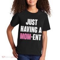 Just Having A Mom-ent Kids T-Shirt thumb 2