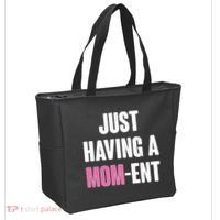 Just Having A Mom-ent Tote Bag thumb 2