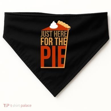 Just Here For The Pie USA-Made Doggie Bandana