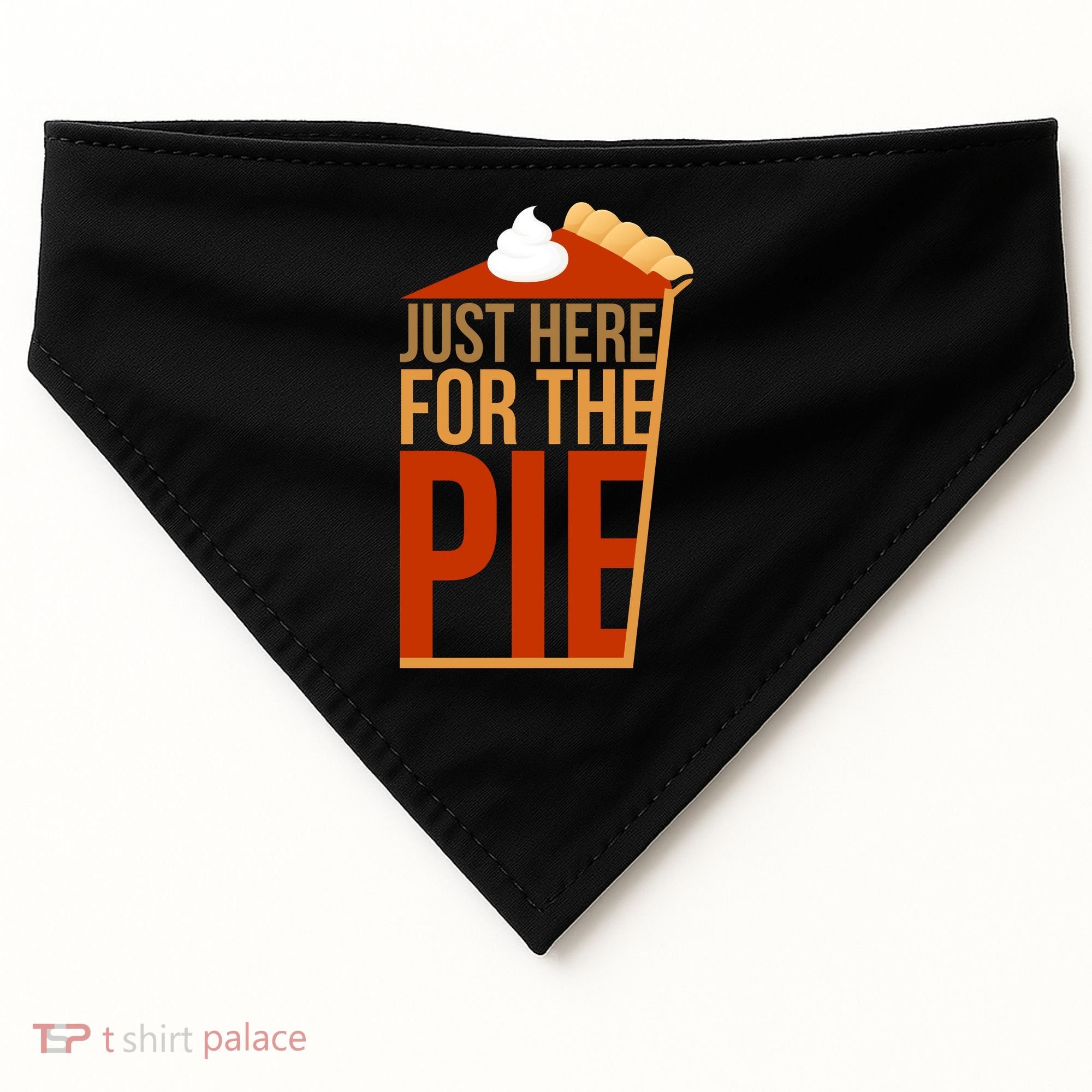 Just Here For The Pie USA-Made Doggie Bandana