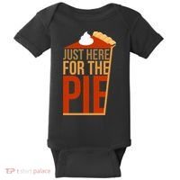 Just Here For The Pie Baby Bodysuit thumb 0