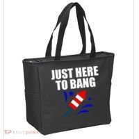 Just Here To Bang 4th Of  July Tote Bag thumb 2