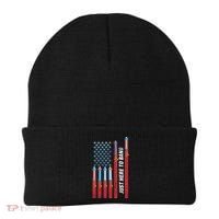 Just Here To Bang American Flag Fireworks Beanie thumb 0