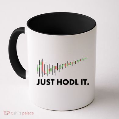 Just HODL It Moon Chart Crypto Currency Coffee Mug