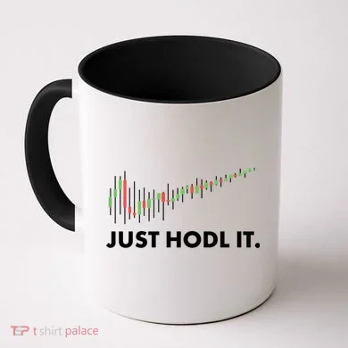 Just HODL It Moon Chart Crypto Currency Coffee Mug