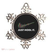 Just HODL It Moon Chart Crypto Currency Ornament thumb 0