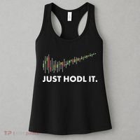 Just HODL It Moon Chart Crypto Currency Women's Tank Top thumb 3