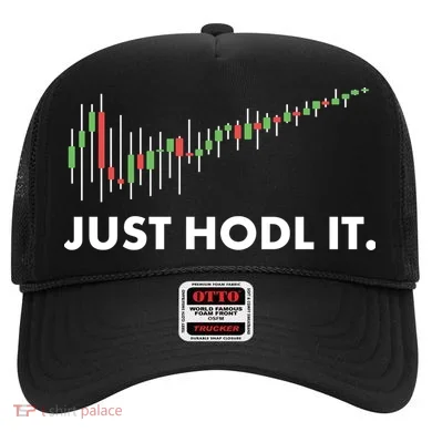 Just HODL It Moon Chart Crypto Currency Hat
