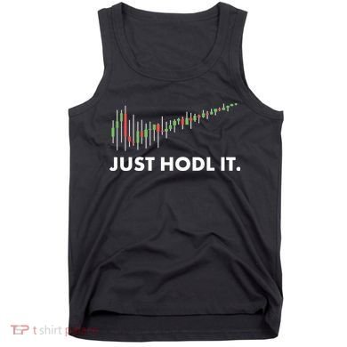 Just HODL It Moon Chart Crypto Currency Tank Top