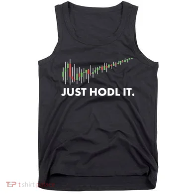 Just HODL It Moon Chart Crypto Currency Tank Top