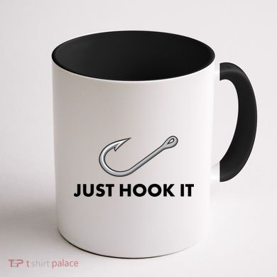 Just Hook It Coffee Mug back