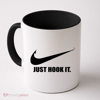 Just Hook It Funny Fishing Coffee Mug