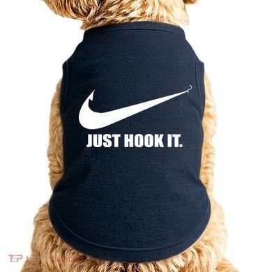 Just Hook It Funny Fishing Doggie Tank