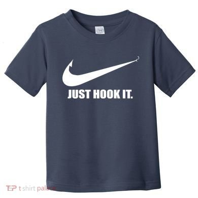 Just Hook It Funny Fishing Toddler T-Shirt