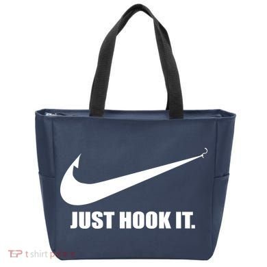 Just Hook It Funny Fishing Tote Bag