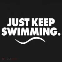 Just Keep Swimming Doggie Tank thumb 4