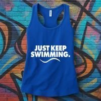 Just Keep Swimming Women's Tank Top thumb 3