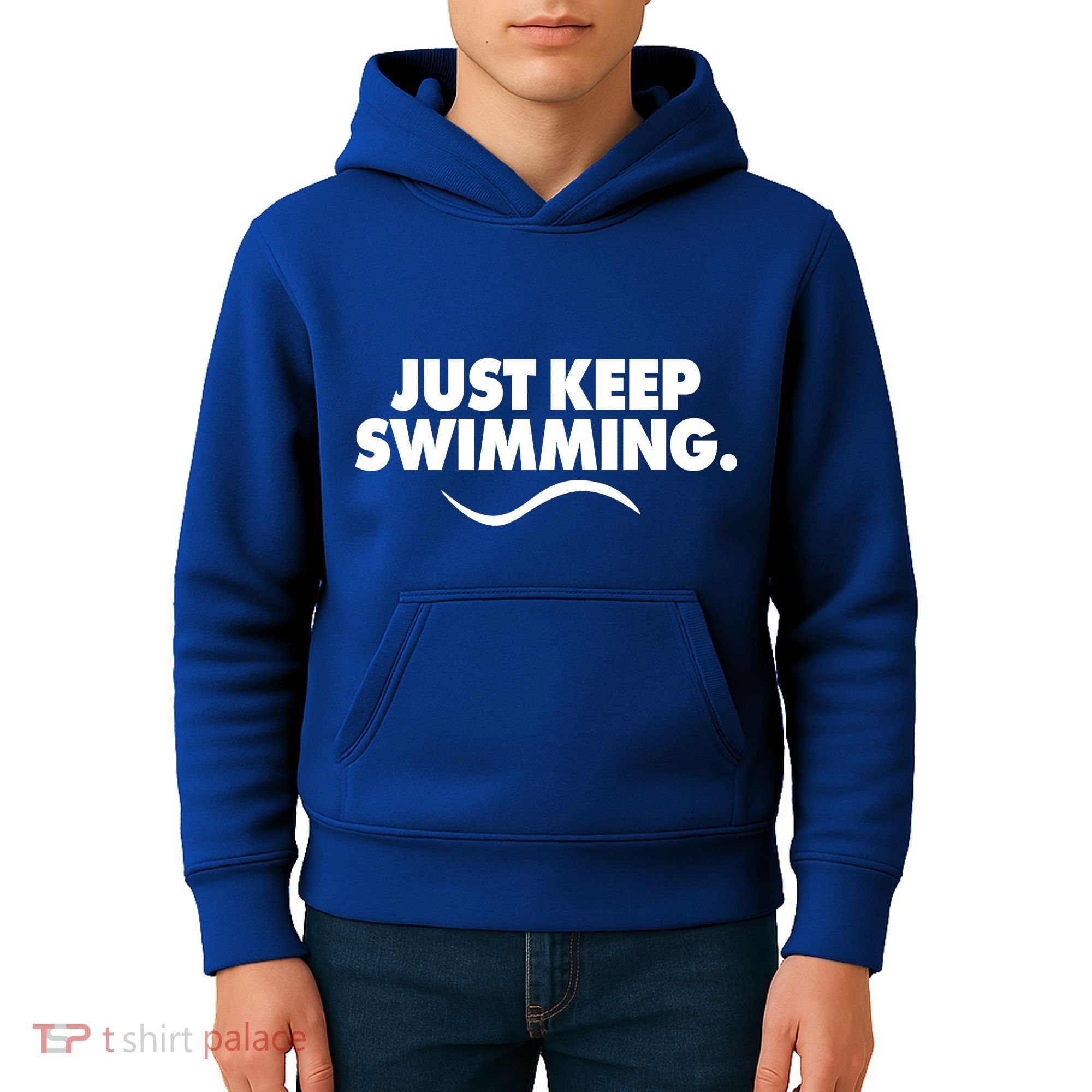 Just Keep Swimming Kids Hoodie