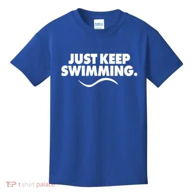 Just Keep Swimming Kids T-Shirt