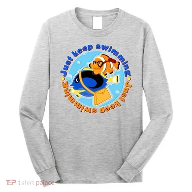 Just Keep Swimming Fish Long Sleeve Shirt