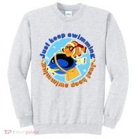 Just Keep Swimming Fish Sweatshirt thumb 0