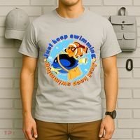 Just Keep Swimming Fish T-Shirt thumb 6