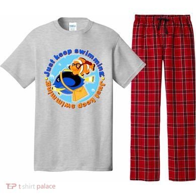 Just Keep Swimming Fish Pajama Set