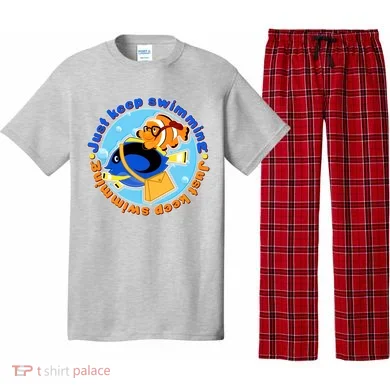 Just Keep Swimming Fish Pajama Set