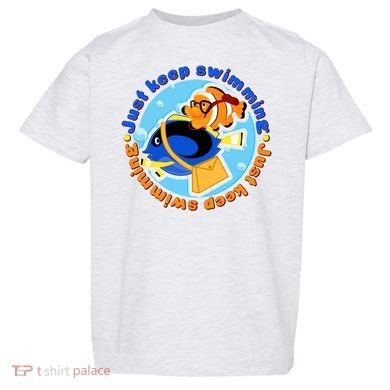 Just Keep Swimming Fish Toddler T-Shirt