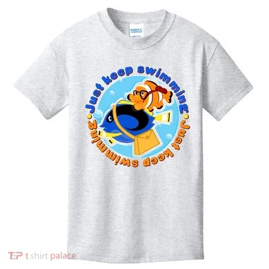 Just Keep Swimming Fish Kids T-Shirt