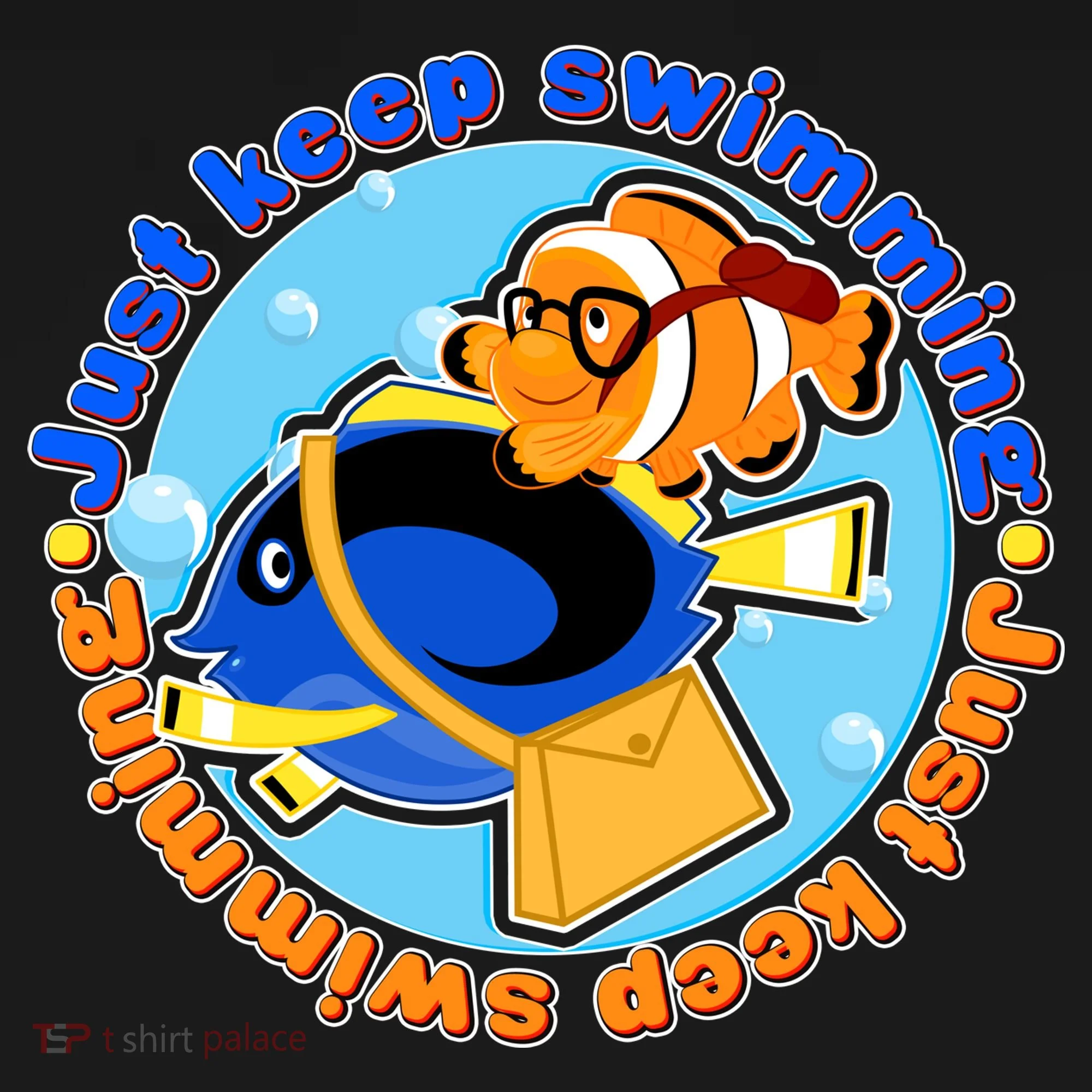 Just Keep Swimming Fish Doggie Tank