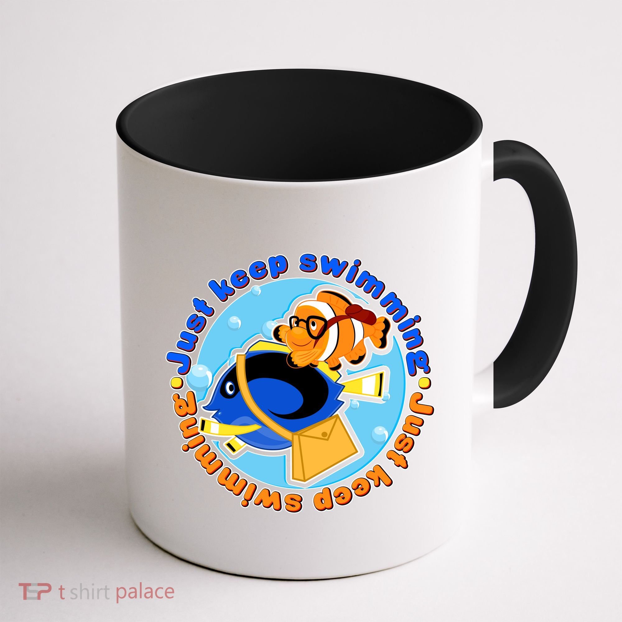 Just Keep Swimming Fish Coffee Mug