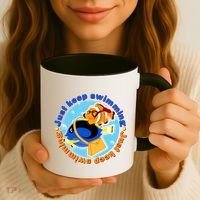 Just Keep Swimming Fish Coffee Mug thumb 3