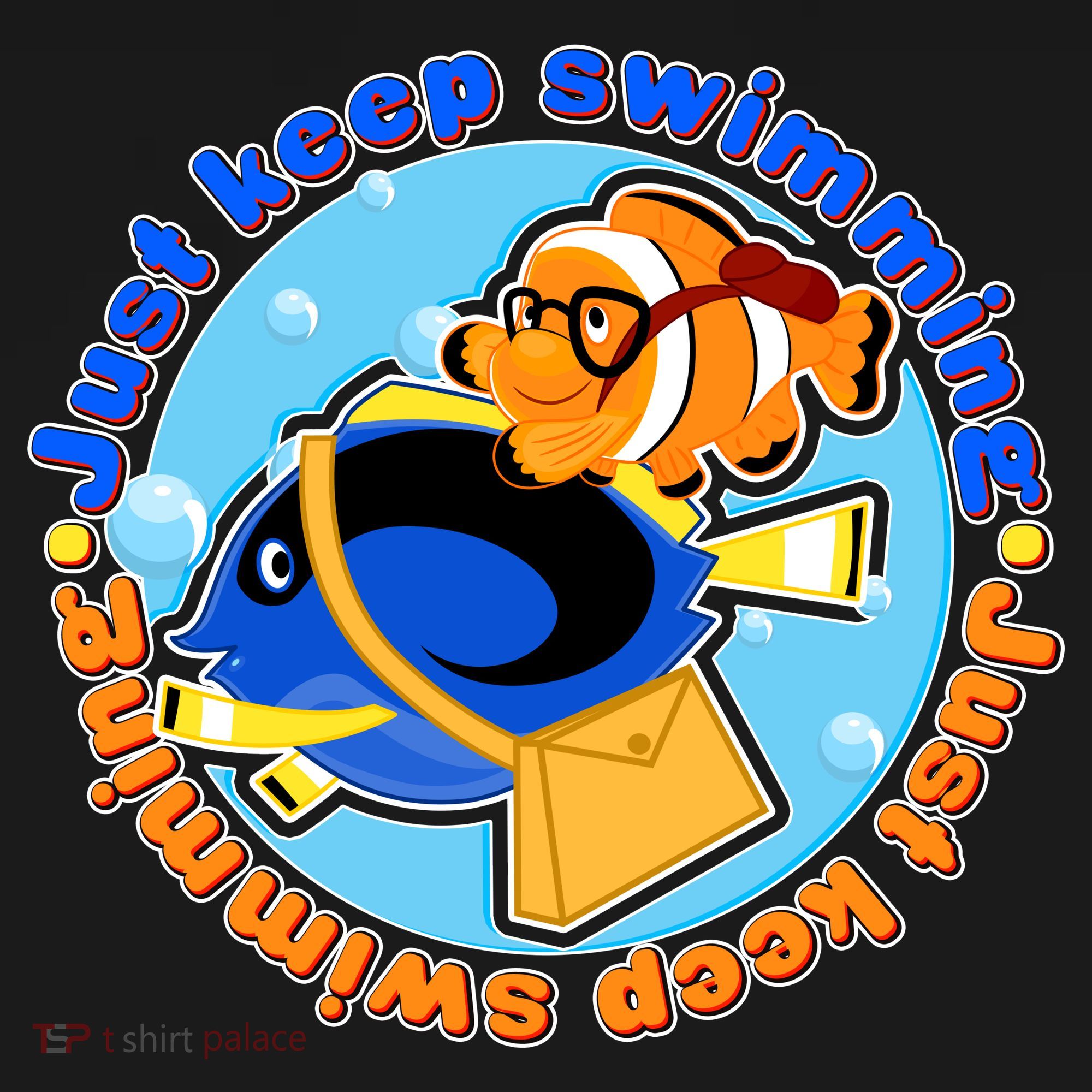 Just Keep Swimming Fish Polo