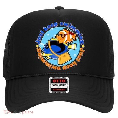 Just Keep Swimming Fish Hat