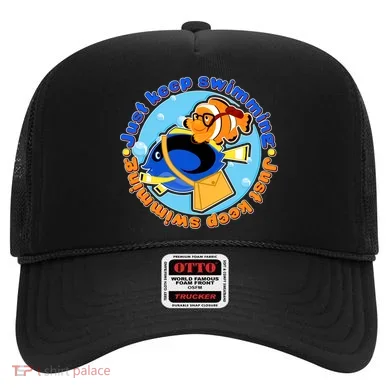 Just Keep Swimming Fish Hat