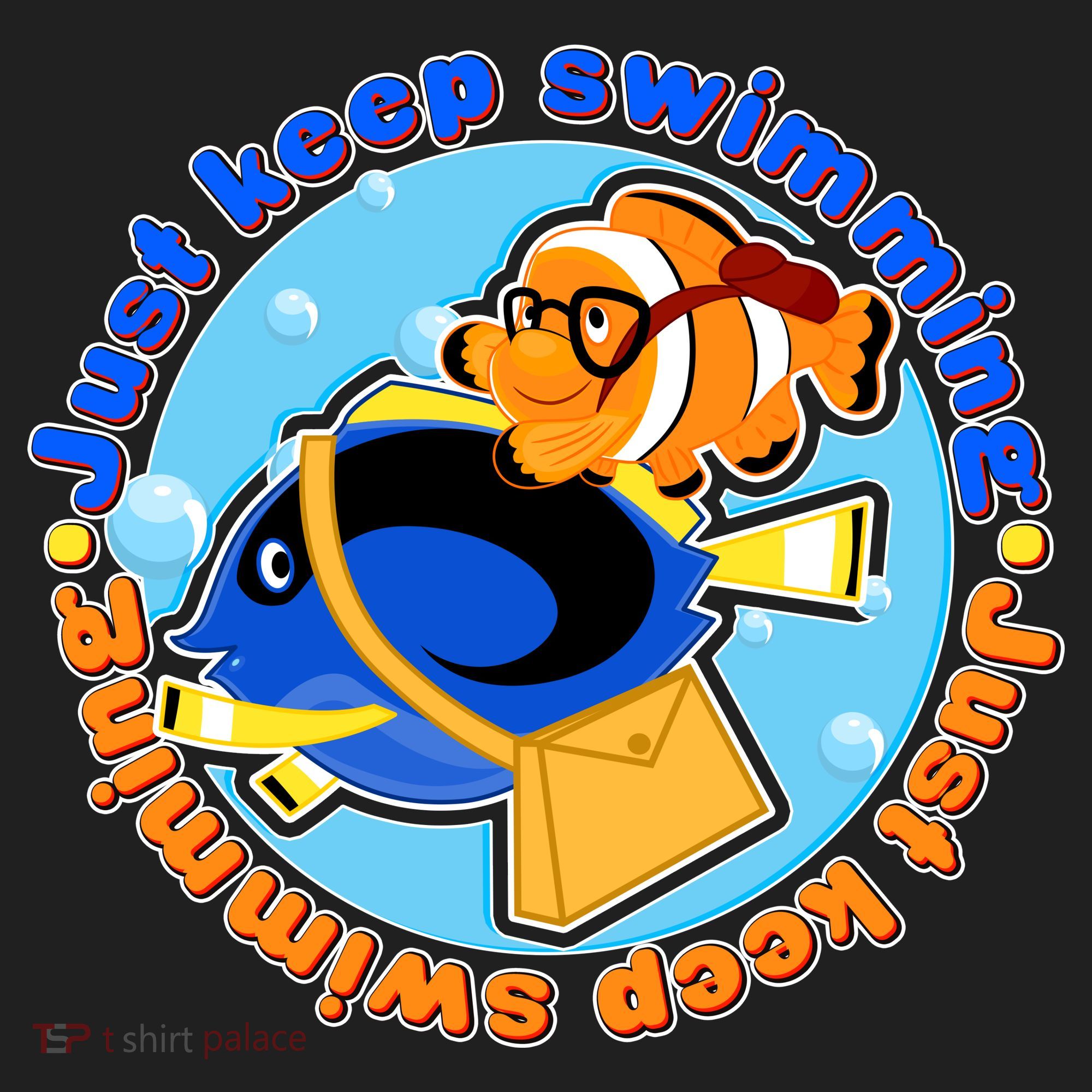 Just Keep Swimming Fish Hat